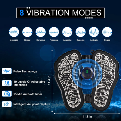 Tapis de Massage EMS Portable pour les Pieds